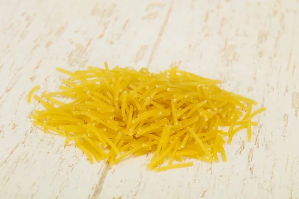 Vermicelli Crudi Secchi Pasta Italiana Cucinare — Foto Stock