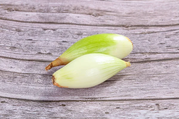 Cebolla Chalota Madura Sabrosa Para Cocinar — Foto de Stock