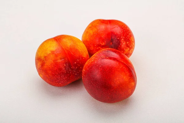 Maturare Dolce Gustoso Rosso Nettarina Frutta — Foto Stock