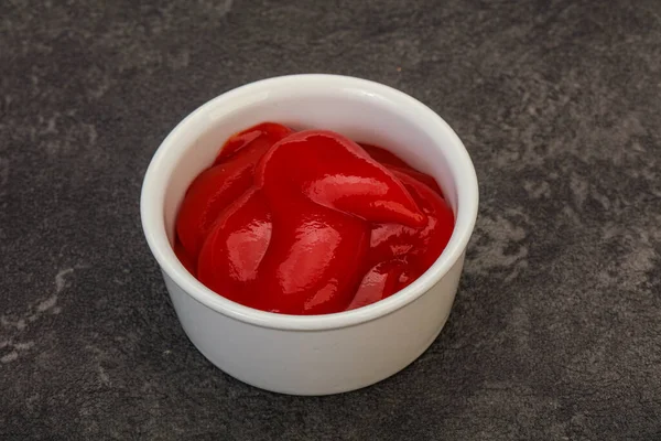 Sabroso Tomate Ketchup Bowl — Foto de Stock