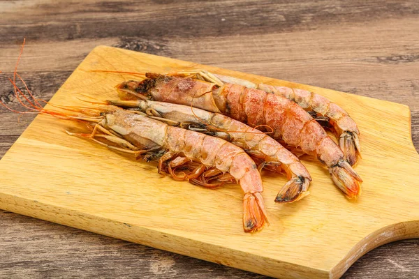 Tasty Big Langoustine Seafood Board — Stock Photo, Image