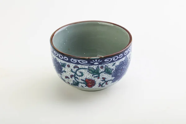 お茶のためのProclean空の中国カップ — ストック写真