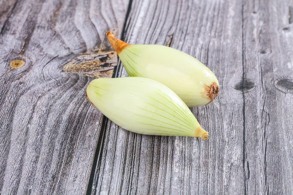 Cebolla Chalota Madura Sabrosa Para Cocinar — Foto de Stock