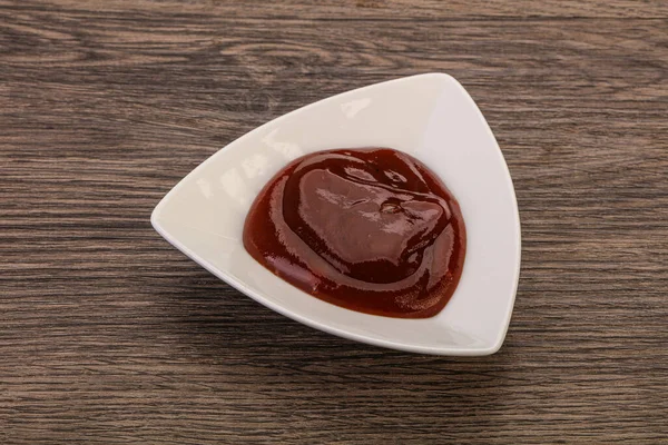 Traditional Tomato Barbicue Sauce Bowl — Stock Photo, Image