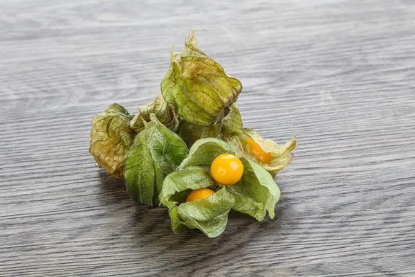 Baya Madura Sabrosa Physalis Para Servir Postre —  Fotos de Stock