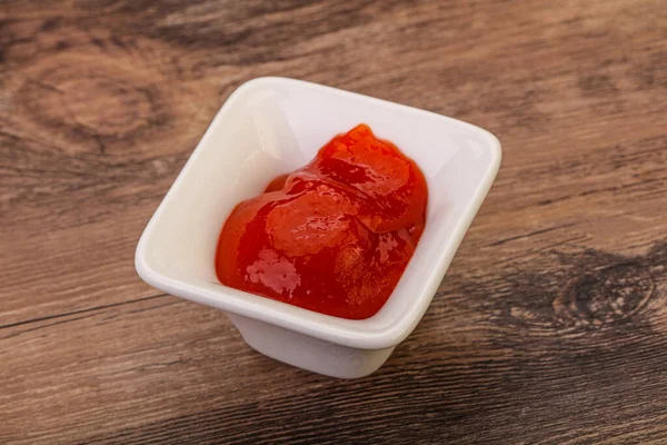 Mexicaanse Hete Chili Sriracha Saus Kom — Stockfoto