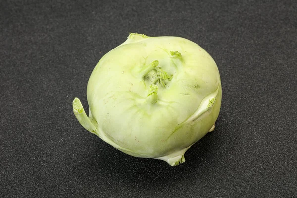 Vegane Küche Roher Reifer Kohlrabi — Stockfoto