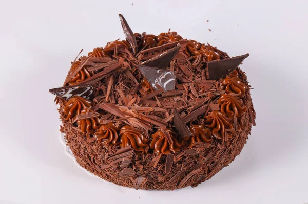 Kremalı Lezzetli Kek Çikolatası — Stok fotoğraf