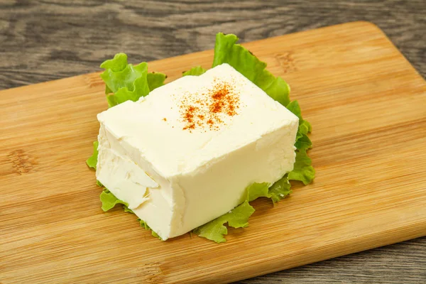 Yunan Geleneksel Yumuşak Feta Süt Peyniri — Stok fotoğraf