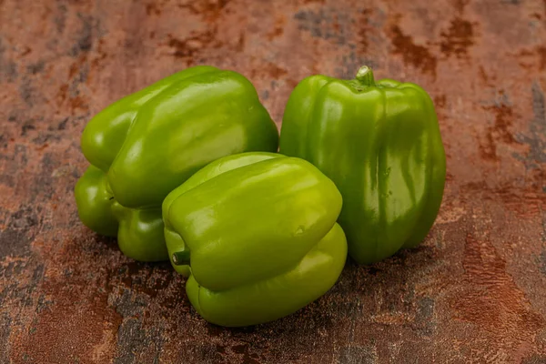 Zielony Słodki Dzwon Papryka Warzywa Kupa — Zdjęcie stockowe