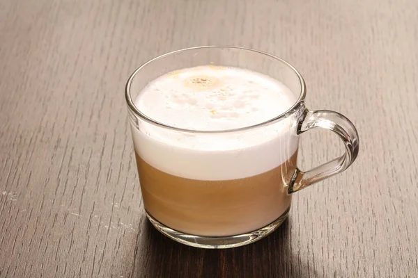 Šálek Horké Aroma Cappuccino Kávy — Stock fotografie