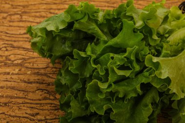 Vejetaryen mutfağı - Yeşil salata yığını yaprakları