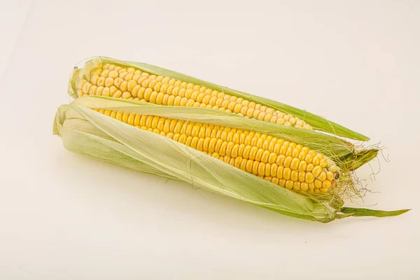 Veganistische Keuken Rijp Zoete Jonge Maïs — Stockfoto