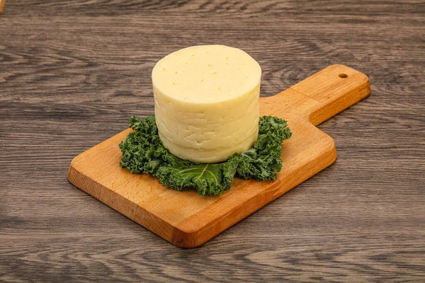 Yellow Dairy Soft Cheese Piece — Stock Photo, Image