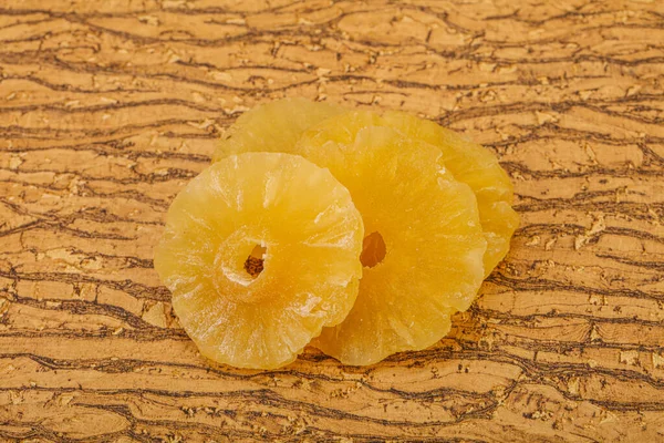 Dried Sweet Tasty Sugar Pineapple Heap — Stock Photo, Image