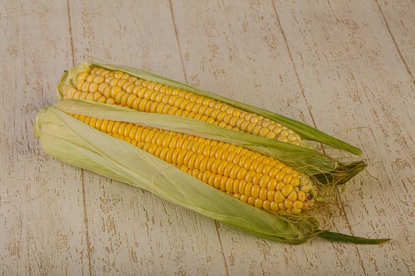 Vegane Küche Reifer Süßer Junger Mais — Stockfoto
