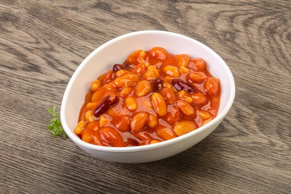 Baked Various Kidney Tomato Sauce — Stock Photo, Image