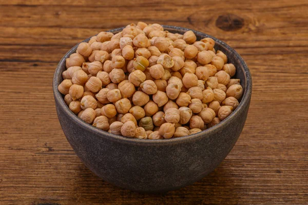 Vegan Cuisine Natural Dry Chickpea Heap — Stock Photo, Image