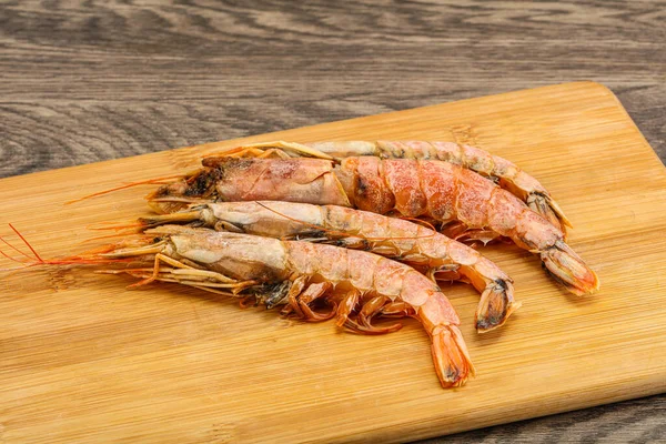 Tasty Big Langoustine Seafood Board — Stock Photo, Image