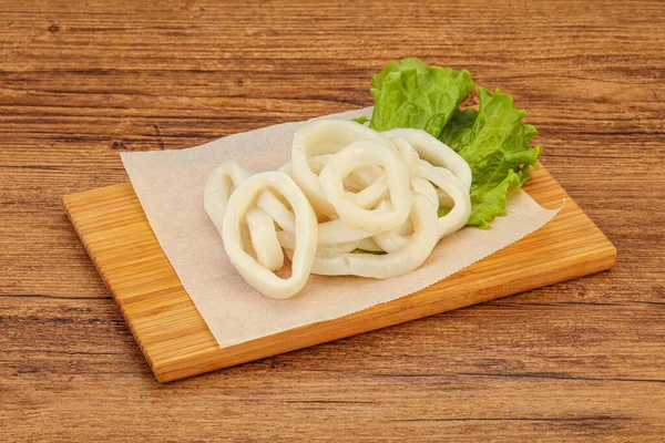 Raw Squid Rings Ready Cooking — Stock Photo, Image