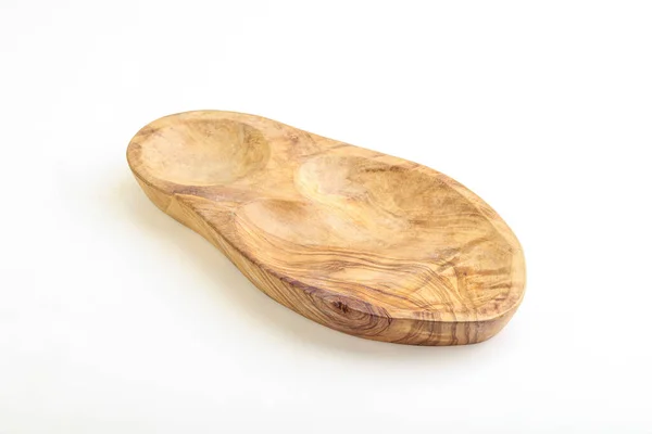 Olijfboom Plank Voor Keuken Geïsoleerd — Stockfoto