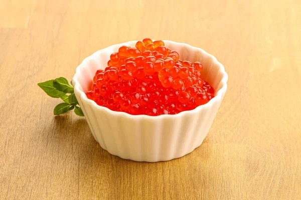 Russian Red Caviar Bowl — Stock Photo, Image