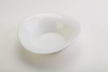 İzole edilmiş servis için beyaz leke kasesi