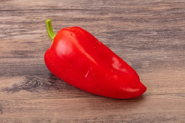 Sweet Red Bell Bulgariska Peppar Isolerad — Stockfoto