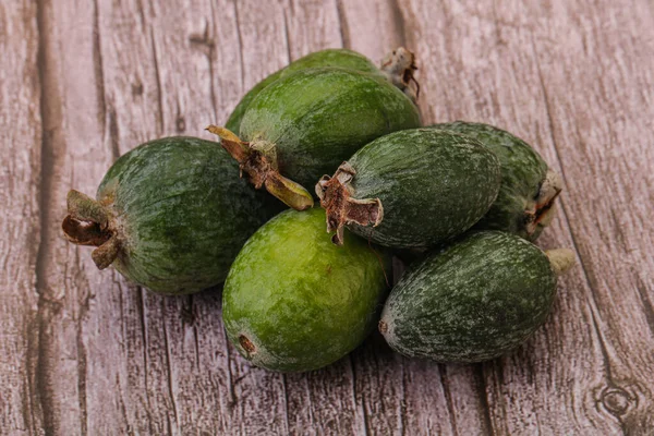 Tropisch Groen Zoet Biologisch Fruit Feijoa — Stockfoto