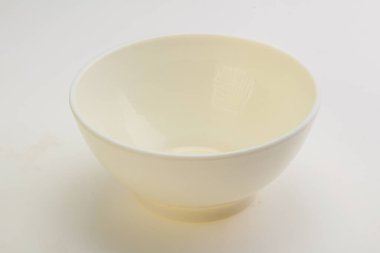 İzole edilmiş servis için beyaz leke kasesi