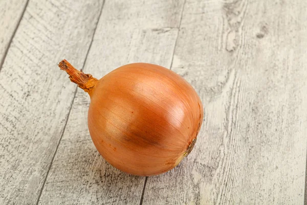 Gelbe Reife Natürliche Bio Zwiebel Isoliert — Stockfoto