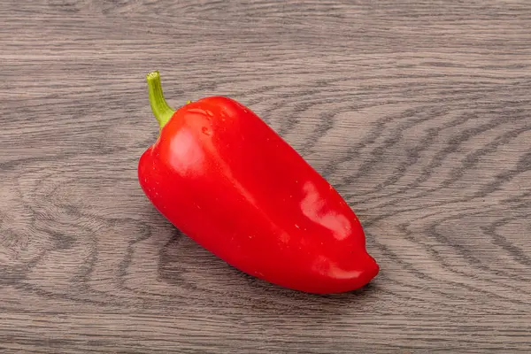 Sweet Red Bell Bulgaarse Peper Geïsoleerd — Stockfoto