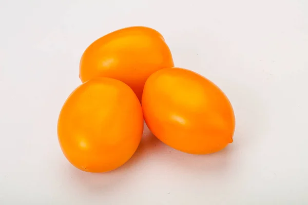 Weinig Gele Rijpe Smakelijke Tomaten Groenten — Stockfoto