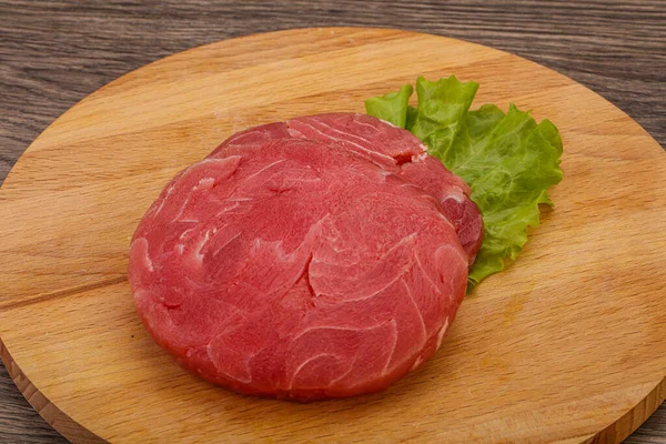 Bife Atum Cru Para Grelha — Fotografia de Stock