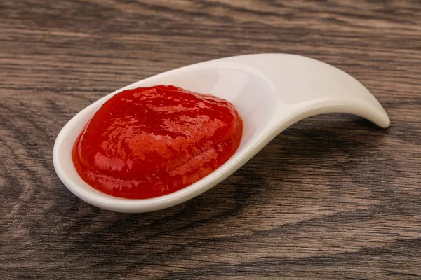 Mexikanska Varm Chili Sriracha Sås Skålen — Stockfoto