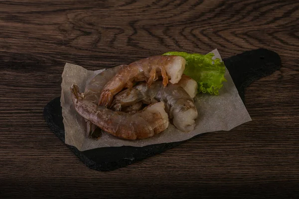 Rauwe Tijgergarnalenhoop Voor Het Koken — Stockfoto