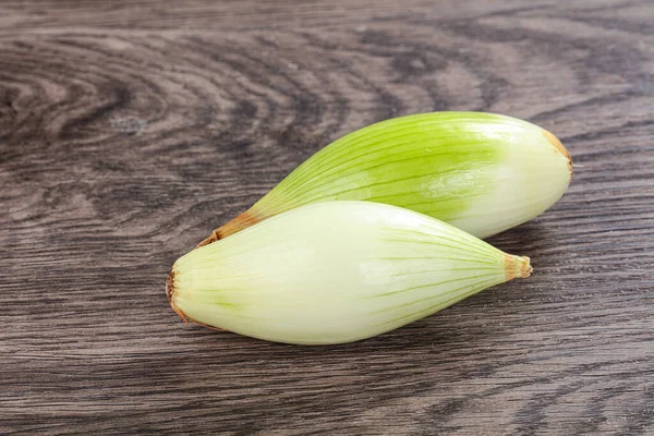 Cebolla Chalota Madura Sabrosa Para Cocinar — Foto de Stock