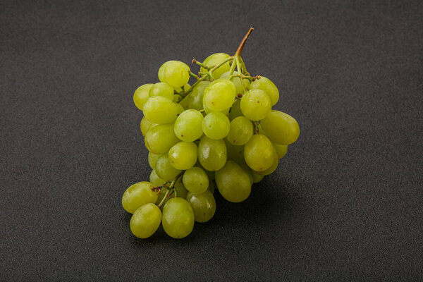 Sweet and tasty ripe  green grape 