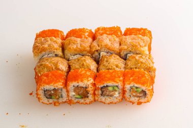 Japon suşisi ve balıklı rulo.