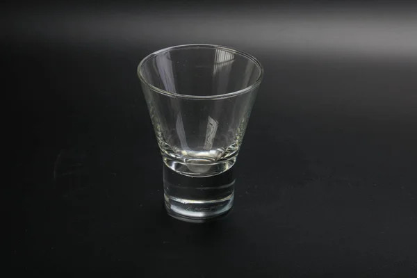 Empty Glass Vine Water Isolated — Stock Photo, Image