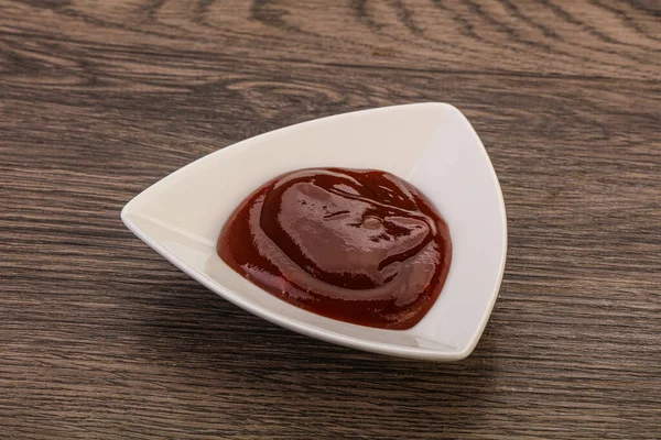 Traditionelle Tomaten Barbicue Sauce Der Schüssel — Stockfoto