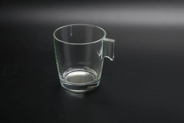 Copa Vidrio Vacía Para Bebidas Aisladas — Foto de Stock