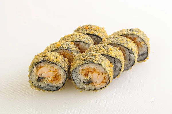 Kuchnia Japońska Tempura Roll Rybami — Zdjęcie stockowe