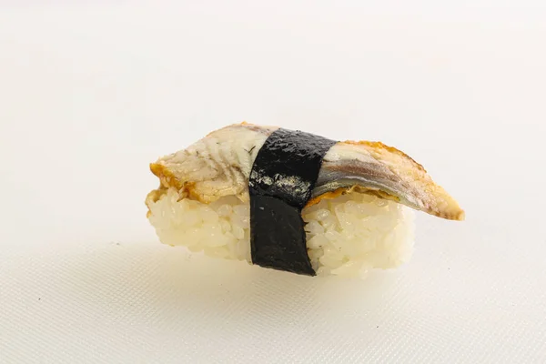 Sushi Tradizionale Giapponese Con Pesce Anguilla — Foto Stock