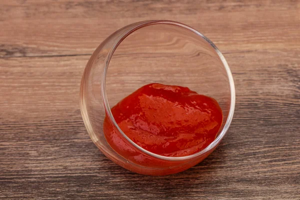 Sauce Mexicaine Chili Sriracha Chaude Dans Bol — Photo