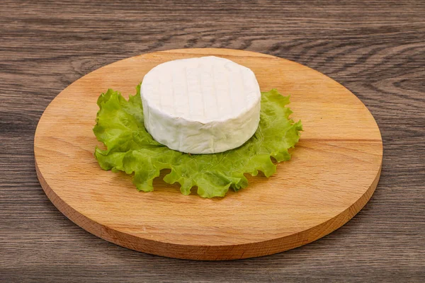 Finom Tradicionális Brie Kerek Lágy Sajt — Stock Fotó