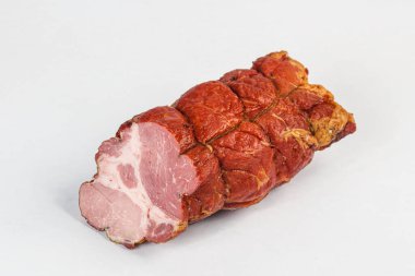 Atıştırmalık olarak nefis füme domuz eti.