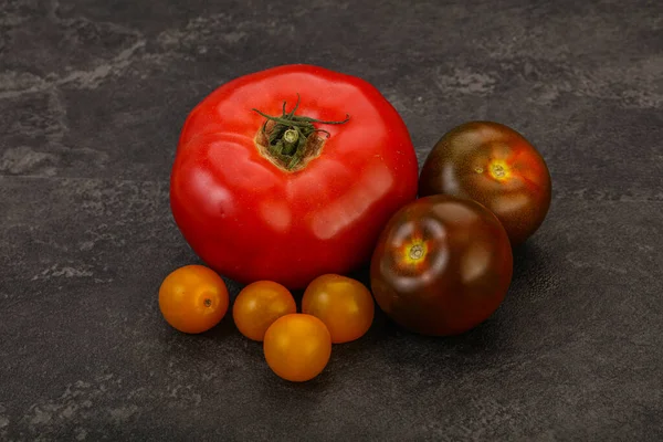 Miscela Matura Pomodoro Rosso Giallo Cumato — Foto Stock