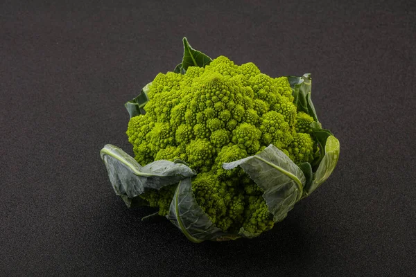 Chutné Vegan Organické Potraviny Romanesco Zelí — Stock fotografie