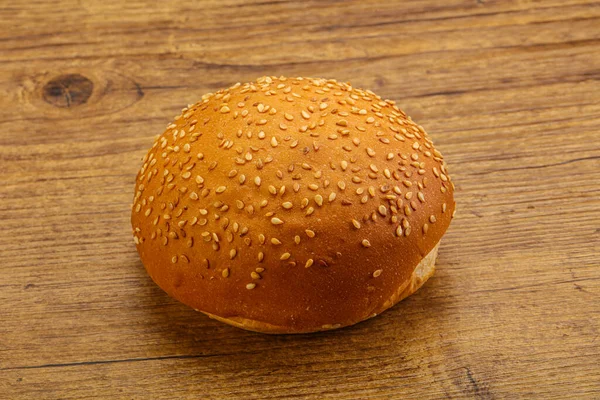 Pain Burger Frais Aux Graines Sésame — Photo